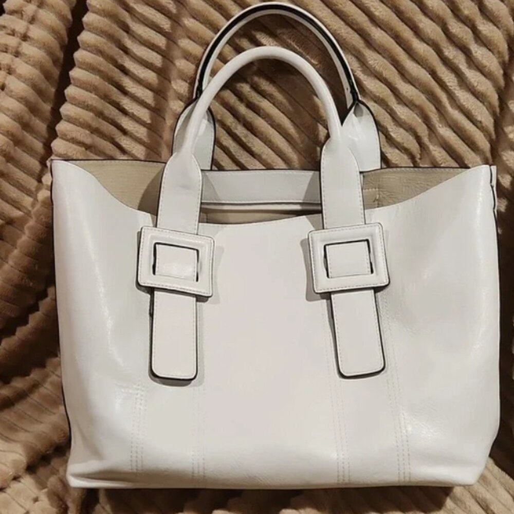 Ltaly Large leather tote bag